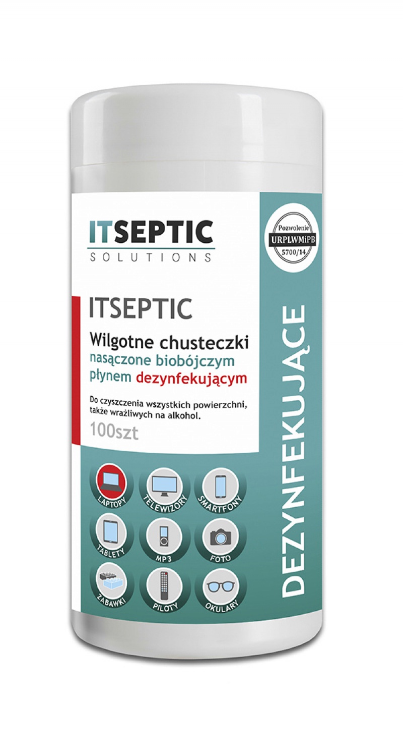 224014-210859-chusteczki_czyszczaco_dezynfekujace_itseptic-800w-1 Chusteczki czyszcząco-dezynfekujące ITSEPTIC, duża tuba, 100szt. - obrazek 1