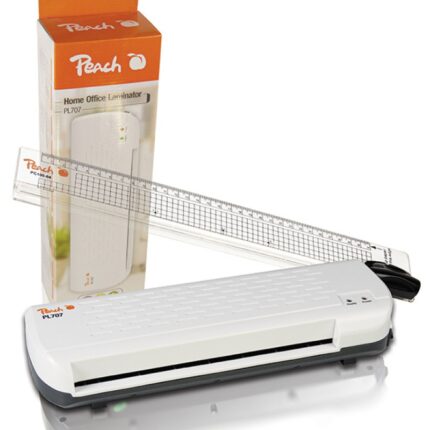 Zestaw do laminowania zdjęć 2 w 1 PEACH PBP105, laminator i gilotyna, biały