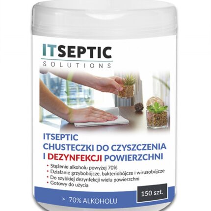 Chusteczki do czyszczenia i dezynfekcji powierzchni ITSEPTIC, 150szt.
