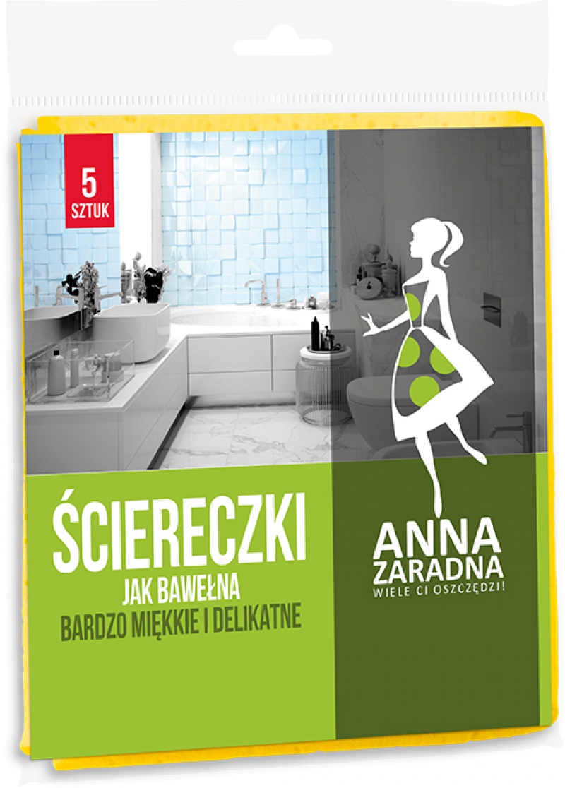 237471-219943-sciereczki_jak_bawelna_anna_zaradna_5szt_-800w Ściereczki jak bawełna ANNA ZARADNA, 5szt., mix - obrazek 1