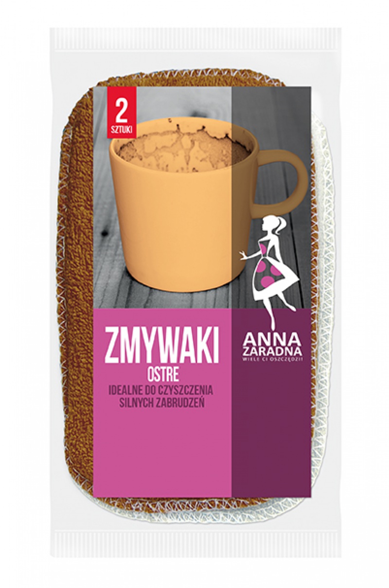237510-219979-zmywaki_anna_zaradna_ostre_2_szt_-800w Zmywaki ANNA ZARADNA, ostre, 2 szt., mix - obrazek 1