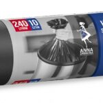 Worki na śmieci ANNA ZARADNA, supermocne, 240 l, 10 szt., czarny