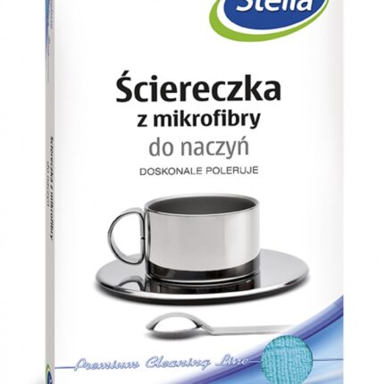 Ściereczka z mikrofibry STELLA, do naczyń, 1 szt., mix