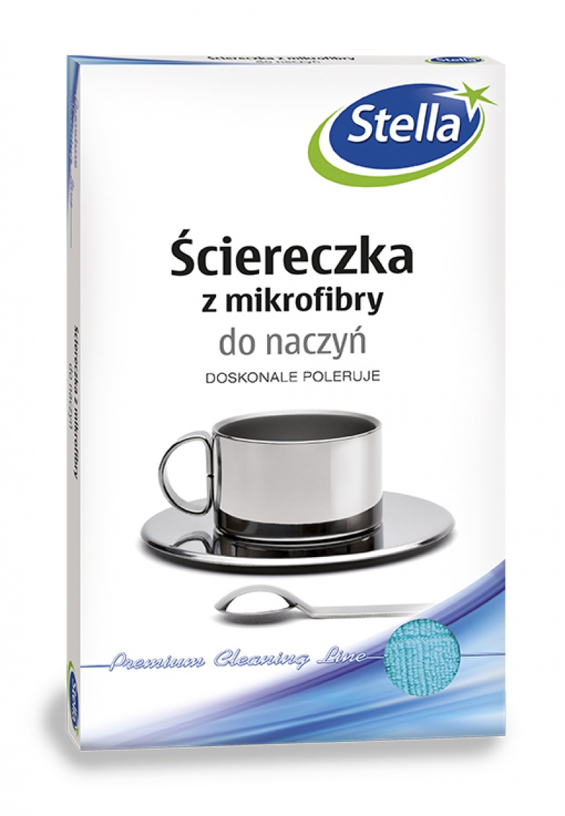 237576-220035-sciereczka_z_mikrofibry_stella_do_naczyn_1_s-800w Ściereczka z mikrofibry STELLA, do naczyń, 1 szt., mix - obrazek 1