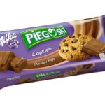 Ciastka Pieguski MILKA, 135 g, z czekoladą (opakowanie 24 szt.)