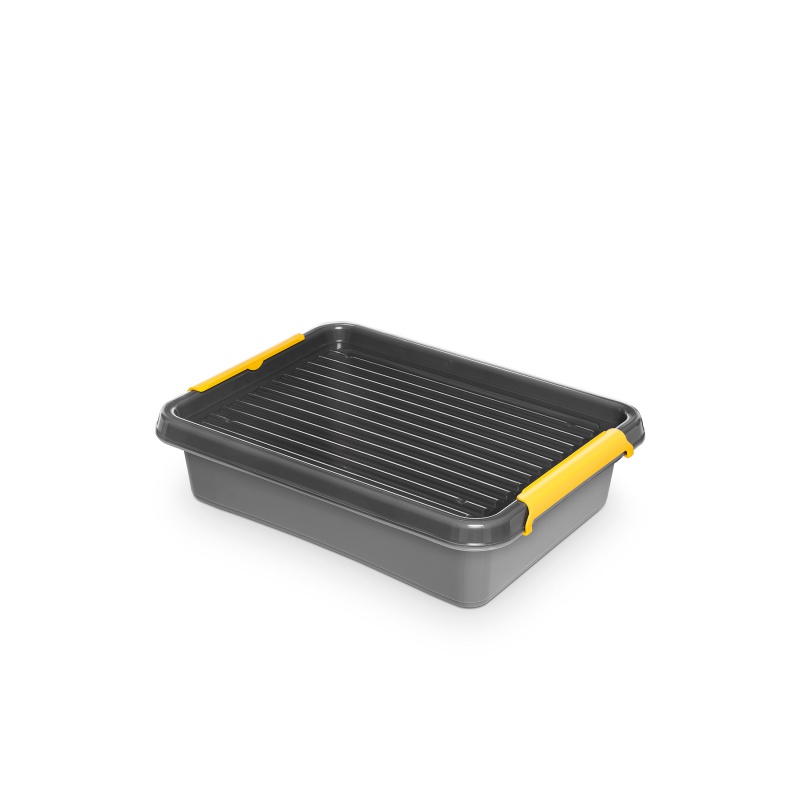 238535-220621-pojemnik_do_przechowywania_orplast_solidstor-800w-1 Pojemnik do przechowywania MOXOM, Solidstore box, 6l, szary - obrazek 1