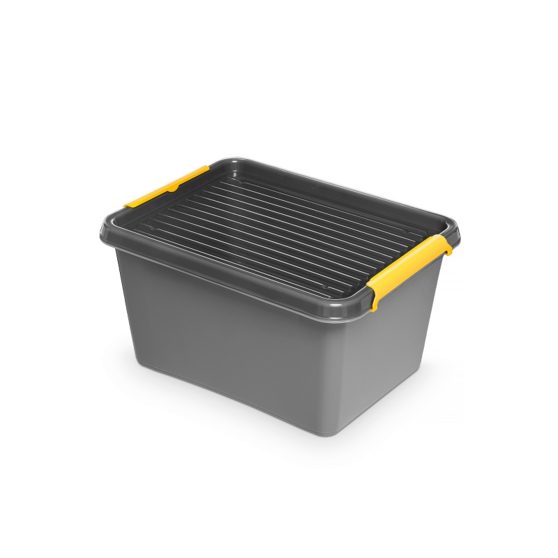 238545-220632-pojemnik_do_przechowywania_orplast_solidstor-800w Pojemnik do przechowywania MOXOM, Solidstore box, 15,5l, szary - obrazek 1