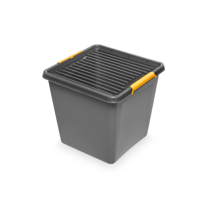 238550-220637-pojemnik_do_przechowywania_orplast_solidstor-800w Pojemnik do przechowywania MOXOM, Solidstore box, 36l, szary - obrazek 1