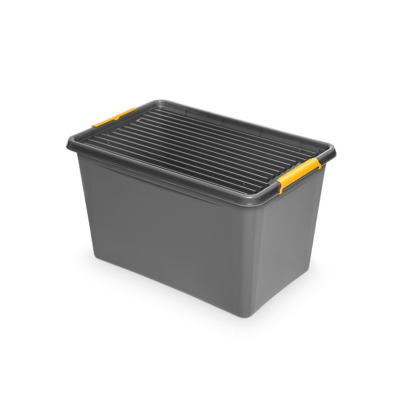 238554-220641-pojemnik_do_przechowywania_orplast_solidstor-800w-1 Pojemnik do przechowywania MOXOM, Solidstore box, na kółkach, 60l, szary - obrazek 1