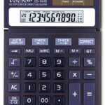 Kalkulator biurowy VECTOR KAV CD-1181II, 10-cyfrowy, 120x151mm, czarny
