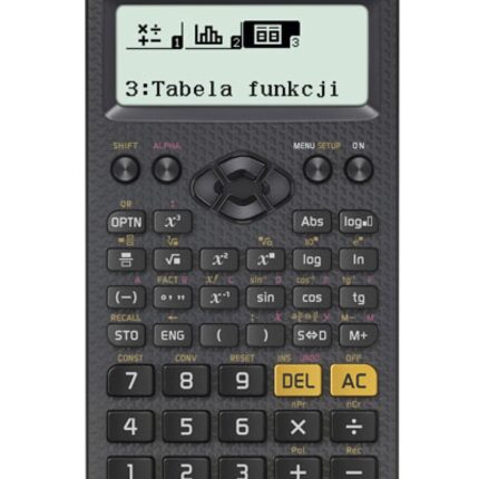 Kalkulator naukowy CASIO FX-350CEX, 379 funkcji, 77x166mm, czarny
