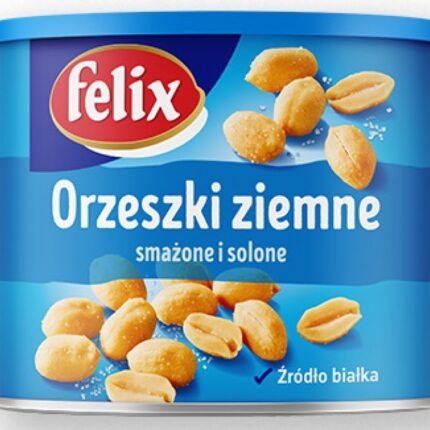Orzeszki ziemne, FELIX, puszka, 140 g, solone (opakowanie 12 szt.)