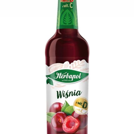 Syrop HERBAPOL Owocowa Spiżarnia, 420 ml, wiśniowy (opakowanie 8 szt.)