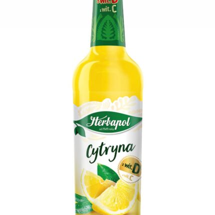 Syrop HERBAPOL Owocowa Spiżarnia, 420 ml, cytrynowy (opakowanie 8 szt.)