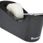 Dyspenser do taśm SCOTCH® (C-18B), w zestawie taśma Magic 19mmx33m, czarny