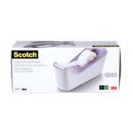 Dyspenser do taśm SCOTCH® (C-18L), w zestawie taśma Magic 19mmx33m, lawendowy - obrazek 2