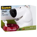 Dyspenser do taśm Scotch® w kształcie pieska (C31-Dog), taśma GRATIS - obrazek 2