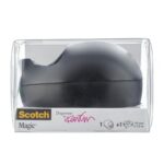 Dyspenser do taśm SCOTCH® Magic™ (C36-B-EU) projektu Karim Rashid, czarny, taśma GRATIS - obrazek 2