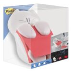 Podajnik do karteczek samoprzylepnych POST-IT® Kotek (CAT-330), biały, w zestawie 1 bloczek Super Sticky Z-Notes - obrazek 2