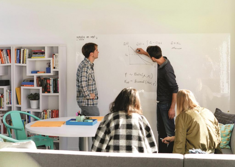 246978-70349-suchoscieralna_folia_w_rolce_post_it_dry_eras-800w Suchościeralna folia w rolce POST-IT® Dry Erase (DEF8X4-EU), 122x244cm, biała - obrazek 1