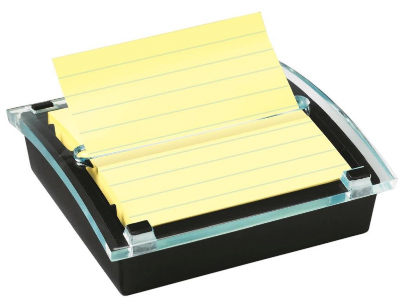246998-70855-podajnik_do_karteczek_samoprzylepnych_post_it-800w Podajnik do karteczek samoprzylepnych POST-IT® Millenium XL Z-Notes (DS440-SSCYL), czarny, 1 bloczek GRATIS - obrazek 1
