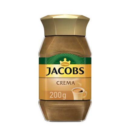 Kawa JACOBS CREMA, rozpuszczalna, 200 g (opakowanie 6 szt.)