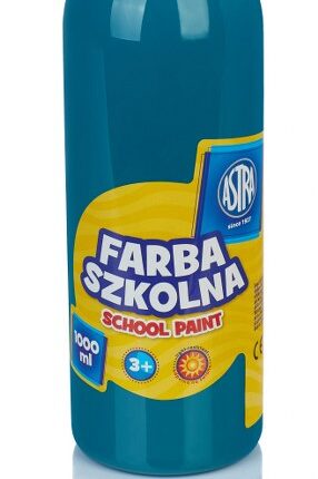 Farba szkolna Astra 1000 ml - turkusowa