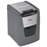 Niszczarka automatyczna REXEL OPTIMUM AUTOFEED+ 100M, P-5, 100 kart., 34l, czarna - obrazek 3