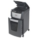 Niszczarka automatyczna REXEL OPTIMUM AUTOFEED+ 225X, P-4, 225 kart.,60l, czarna - obrazek 4