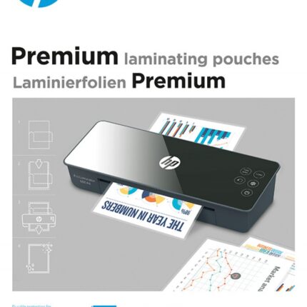 Folie laminacyjne HP PREMIUM, A4, 125 mic, 100 szt., przezroczyste/połysk