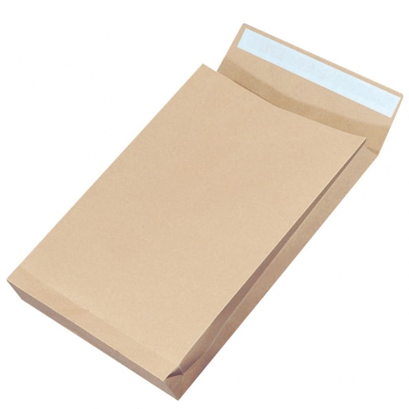 251983-72426-koperty_rbd_z_tasma_silikonowa_office_product-800w Koperty RBD z taśmą silikonową OFFICE PRODUCTS, HK, C4, 229x324x38mm, 150gsm, 250szt., brązowe - obrazek 1
