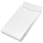 Koperty RBD z taśmą silikonową OFFICE PRODUCTS, HK, B4, 250x353x38mm, 150gsm, 250szt., białe
