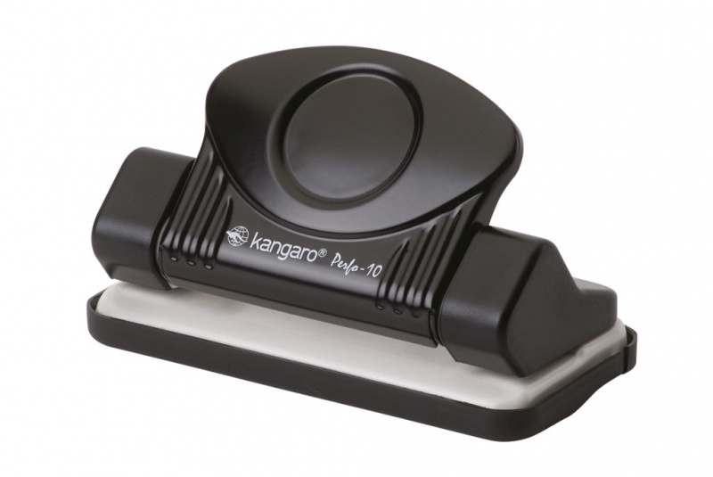 252046-25241-dziurkacz_kangaro_perfo_10_dziurkuje_do_10_ka-800w Dziurkacz KANGARO Perfo 10, dziurkuje do 10 kartek, czarny - obrazek 1