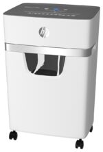 Niszczarka HP ONESHRED 10MC, mikrościnki, P-5, 10 kart., 20l, jasnoszara - obrazek 2