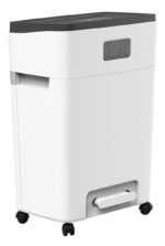 Niszczarka HP ONESHRED 18CC, ścinki, P-4, 18 kart., 25l, jasnoszara - obrazek 3