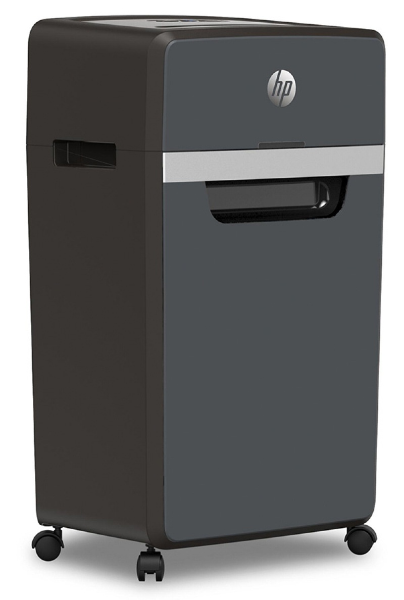 252464-228686-niszczarka_hp_pro_shredder_24cc_scinki_p_4_1-800w Niszczarka HP PRO SHREDDER 24CC, ścinki, P-4, 24 kart., 30l, ciemnoszara - obrazek 1