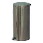 Kosz na śmieci ALDA FREEDOM FRESH, 30l, stal nierdzewna, srebrny połysk