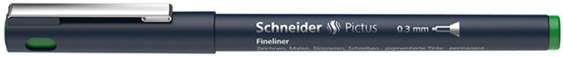 259315-234435-cienkopis_schneider_pictus_0_3_mm_zielony-800w Cienkopis SCHNEIDER Pictus, 0,3 mm, zielony - obrazek 1