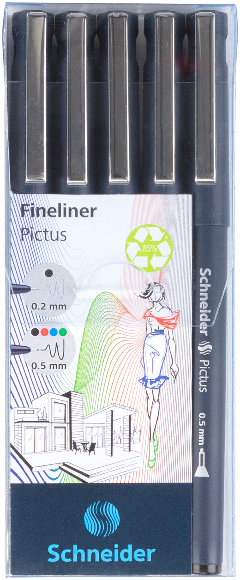 259385-234453-zestaw_cienkopisow_schneider_pictus_5_szt_mi-800w Zestaw cienkopisów SCHNEIDER Pictus, 5 szt., mix kolorów i grubości - obrazek 1