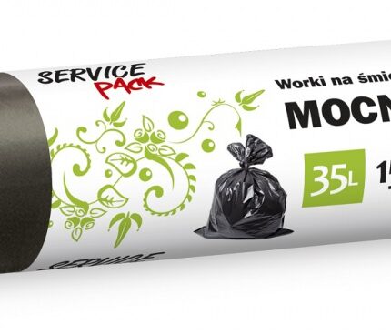 Worki na śmieci STELLA LDPE mocne, 35L 15 szt.