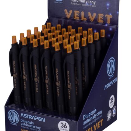 Długopis automatyczny Astra Pen Velvet z ergonomicznym uchwytem,