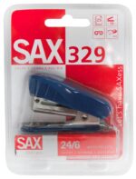 Zszywacz SAX329, zszywa do 20 kartek, niebieski, zszywki GRATIS - obrazek 2