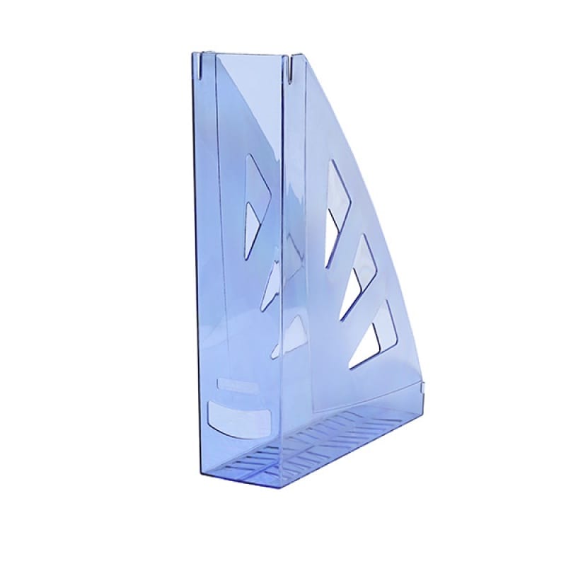 268157-72510-pojemnik_na_dokumenty_office_products_azurowy-800w Pojemnik na dokumenty OFFICE PRODUCTS, ażurowy, A4, transparentny niebieski - obrazek 1