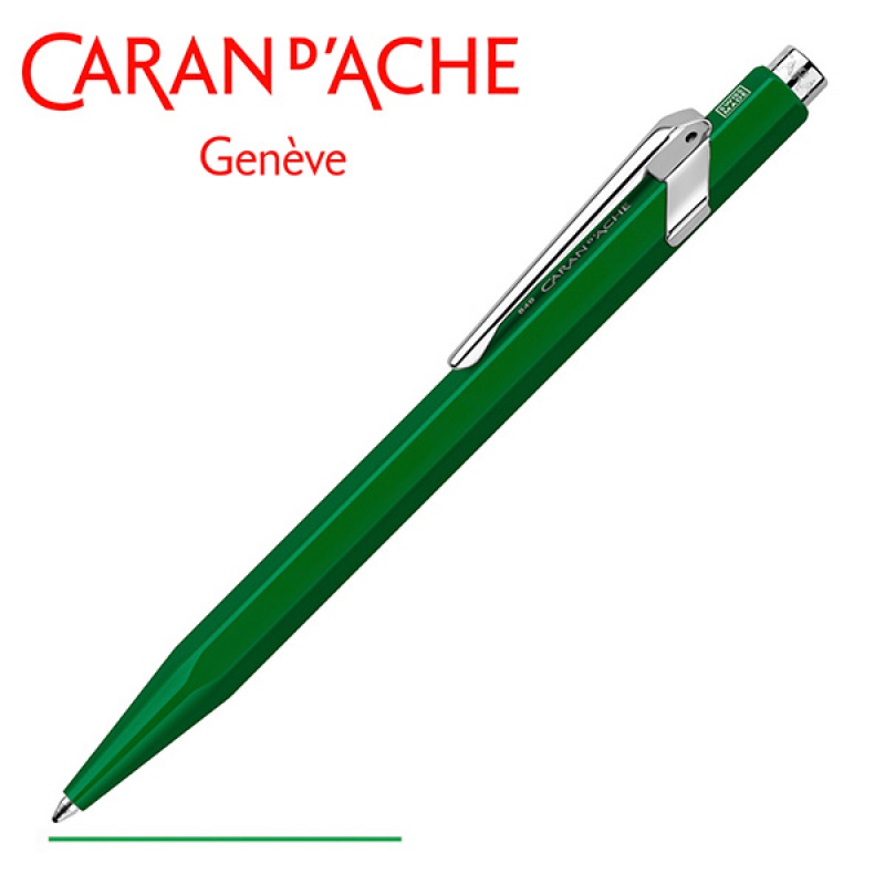 274039-257819-dlugopis_caran_d_ache_849_classic_line_m_zie-800w Długopis CARAN D'ACHE 849 Classic Line, M, zielony z zielonym wkładem - obrazek 1