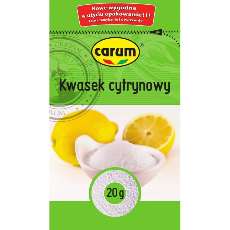 274326-255652-kwasek_cytrynowy_carum_20_g-800w Kwasek cytrynowy CARUM, 20 g (pakiet 25 opakowań) - obrazek 1