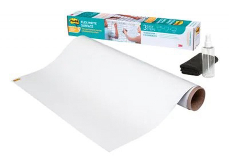 274945-260619-suchoscieralna_folia_w_rolce_post_it_flex_wr-800w Suchościeralna folia w rolce POST-IT® Flex Write (DEF3x2EU), 60,9x91,4 cm, biała - obrazek 1