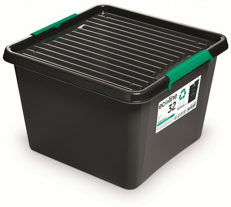 276293-266094-pojemnik_do_przechowywania_orplast_ecoline_b-800w-1 Pojemnik do przechowywania MOXOM EcoLine Box, 32l, na kółkach, czarny - obrazek 1