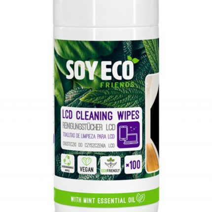 Ściereczki do czyszczenia ekranów SOYECO, Eco, wilgotne, 100 szt.