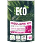 Ściereczki do czyszczenia biura SOYECO, Eco, wilgotne, duża tuba, 100 szt.