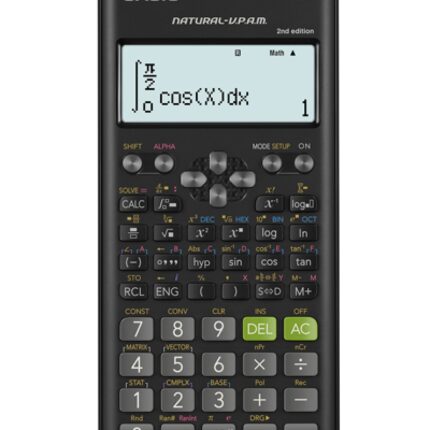 Kalkulator naukowy CASIO FX-570ESPLUS-2-B, 417 funkcji, 77x162mm, czarny